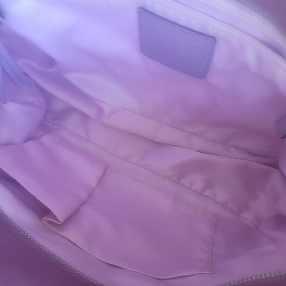 Coach Plum Leather Shoulder Bag - Picture 12 of 15